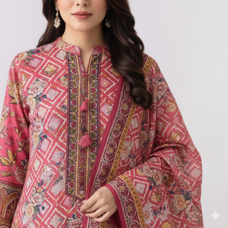 Zamzam A Grade Ready Made Three Piece