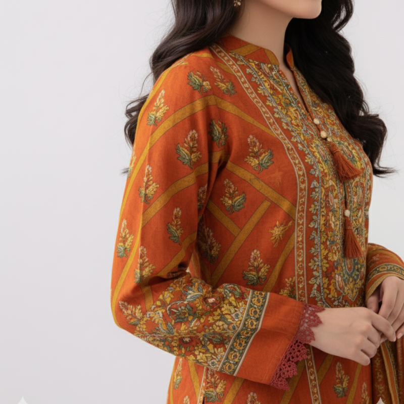 Zamzam A Grade Ready Made Three Piece