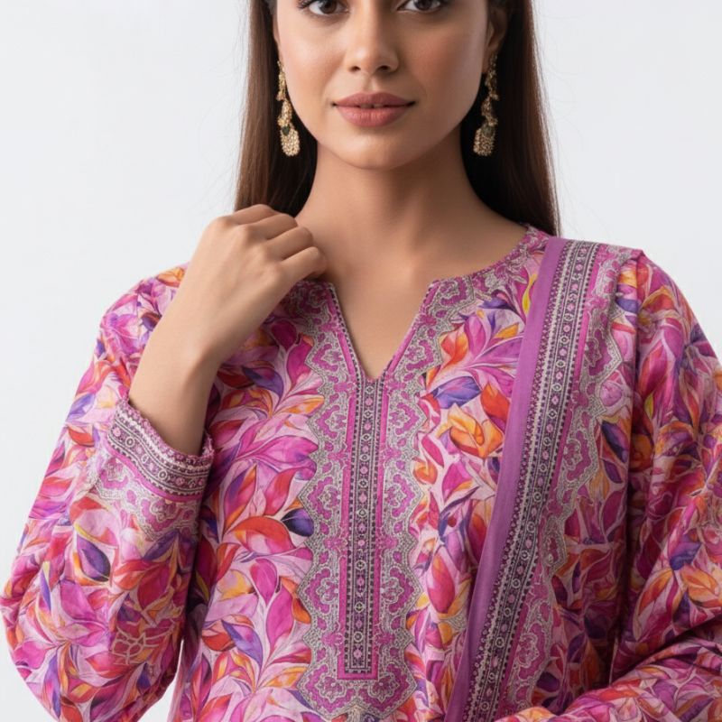 Zamzam A Grade Ready Made Three Piece