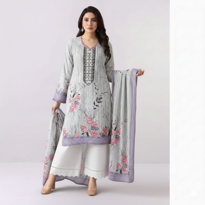 Zamzam A Grade Ready Made Three Piece